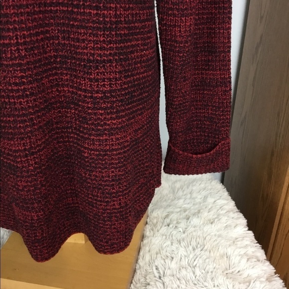 Style & Co red and black long sleeve sweater Large - Picture 9 of 13